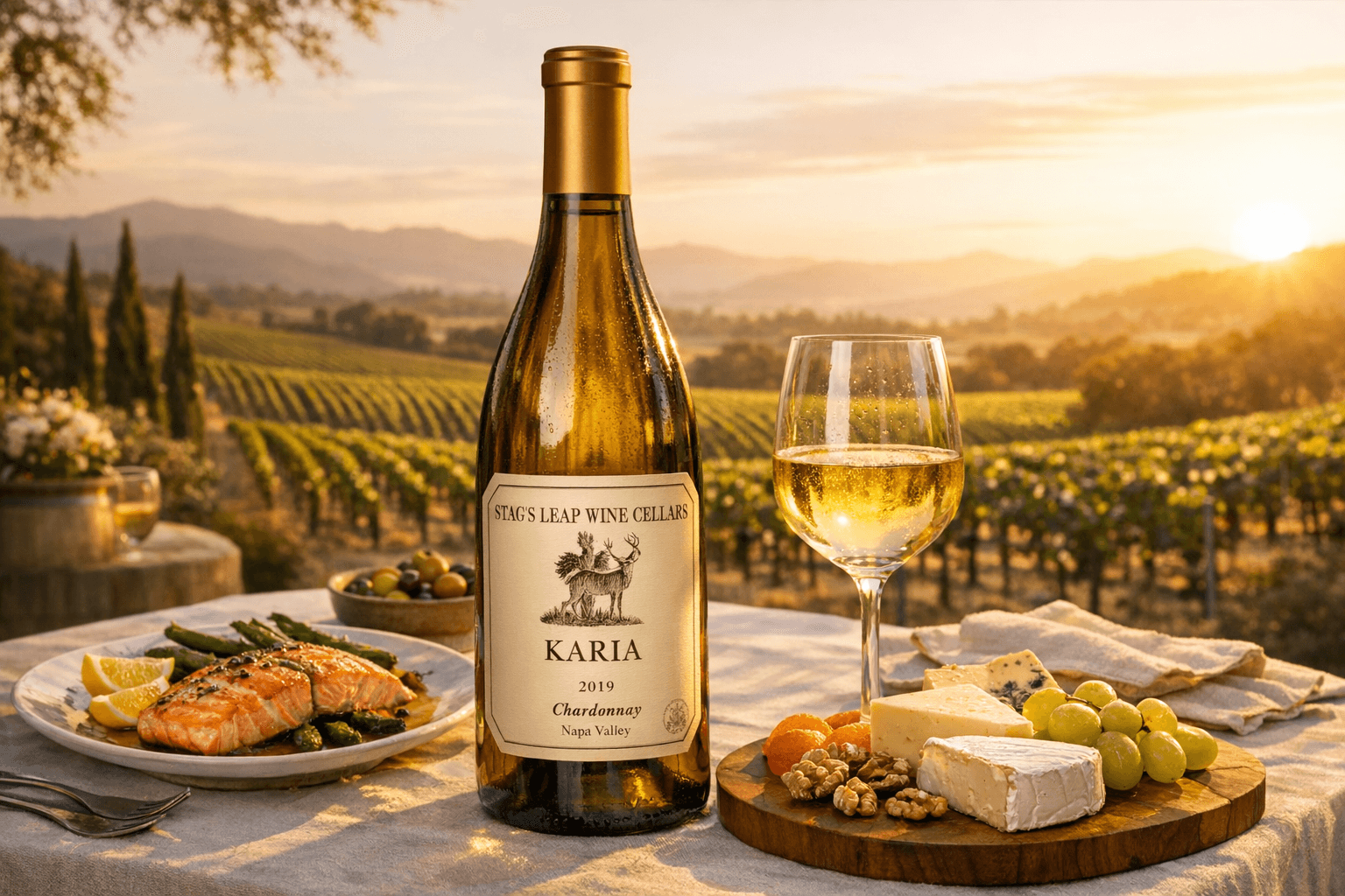 Napa Valleyの珠玉、Stag's Leap Wine CellarsのKaria Chardonnayを味わうのアイキャッチ画像